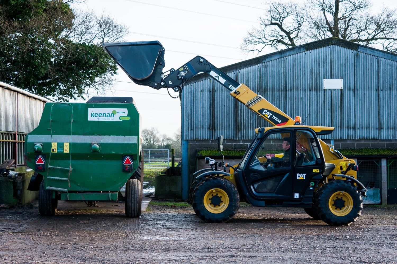 Small telehandler with reach from CAT